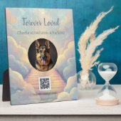QR-Code Trauer-Playlist Rainbow Bridge Tribut Fotoplatte (Seite)