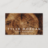 QR Code Tree Chirurg Visitenkarte (Vorderseite)