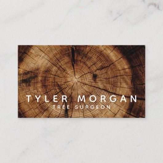 QR Code Tree Chirurg Visitenkarte (Vorderseite)