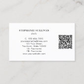 QR Code Tree of Life Doula Visitenkarte (Rückseite)