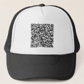 QR Code Trucker Hat - Moderner Personalisierter Truckerkappe (Vorderseite)