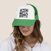 ☮ — QR-Code Truckerkappe (Beispiel)