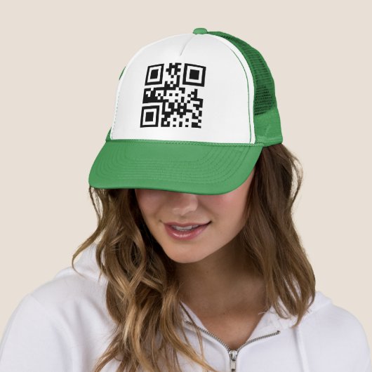 ☮ — QR-Code Truckerkappe (Beispiel)