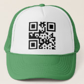☮ — QR-Code Truckerkappe (Vorderseite)