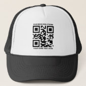 QR-Code Truckerkappe (Vorderseite)