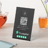 QR-Code Trustpilot-Bewertungslink Tischständer Sti Sockelschild (In SItu)
