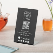 QR-Code | Trustpilot Business Review Display Sockelschild (In SItu)