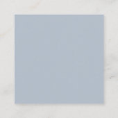 QR Code Typografie Dusty Blue Wedding Online UAWG Begleitkarte (Rückseite)