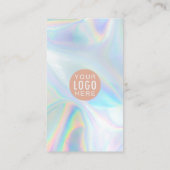 QR-Code-Typografie für Firmenlogos Visitenkarte (Rückseite)