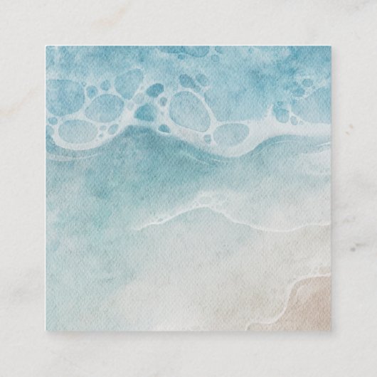 QR-Code UAWG Beach-Hochzeitstiefel scannen Begleitkarte (Rückseite)