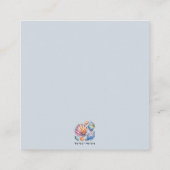 QR Code UAWG Beach Ocean Tropical Wedding Insert (Rückseite)