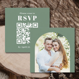 QR-Code-UAWG-Einschließkarte für einfaches Foto Begleitkarte