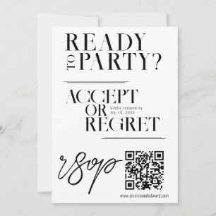 Qr Code UAWG Elegante Einfache Moderne Minimal Chi Save The Date