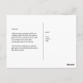 QR CODE UAWG Eucalyptus Verlasse Greenery Wedding  Postkarte (Rückseite)