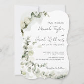 QR Code UAWG Eucalyptus Wedding Einladung (Vorderseite)