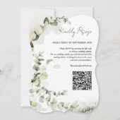 QR Code UAWG Eucalyptus Wedding Einladung (Rückseite)
