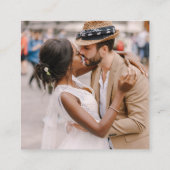 QR Code UAWG Foto Wedding Website Elegant Begleitkarte (Rückseite)