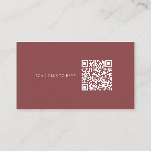 QR-Code-UAWG für Minimalistische Kupferrost Begleitkarte (Rückseite)