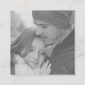 QR-Code UAWG für schwarzes und weißes Foto Begleitkarte (Rückseite)