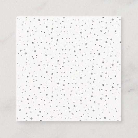 QR-Code UAWG Graue Grenze und Silberkonfetti Begleitkarte (Rückseite)