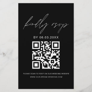 QR Code UAWG Minimalistisch Wedding Website