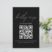 QR Code UAWG Minimalistisch Wedding Website (Stehend Vorderseite)