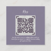 QR CODE UAWG Wedding Details Unterkunft Geschenke Begleitkarte (Vorderseite)