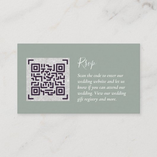 QR CODE UAWG Wedding Details Unterkunft Geschenke Begleitkarte (Vorderseite)