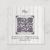 QR CODE UAWG Wedding Details Unterkunft Geschenke Begleitkarte (Vorderseite)