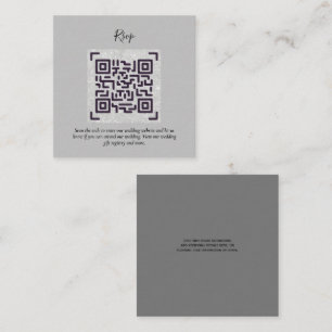 QR CODE UAWG Wedding Details Unterkunft Geschenke Begleitkarte