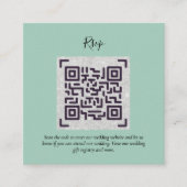 QR CODE UAWG Wedding Details Unterkunft Geschenke Begleitkarte (Vorderseite)
