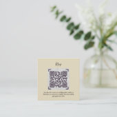 QR CODE UAWG Wedding Details Unterkunft Geschenke Begleitkarte (Stehend Vorderseite)