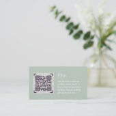 QR CODE UAWG Wedding Details Unterkunft Geschenke Begleitkarte (Stehend Vorderseite)