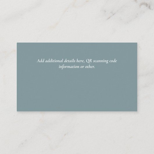 QR CODE UAWG Wedding Details Unterkunft Geschenke Begleitkarte (Rückseite)