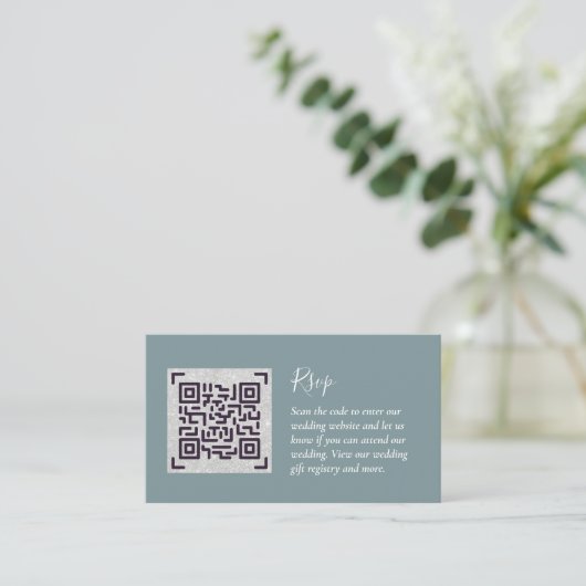 QR CODE UAWG Wedding Details Unterkunft Geschenke Begleitkarte (Stehend Vorderseite)