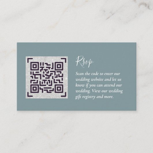 QR CODE UAWG Wedding Details Unterkunft Geschenke Begleitkarte (Vorderseite)