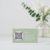 QR CODE UAWG Wedding Details Unterkunft Geschenke Begleitkarte (Stehend Vorderseite)