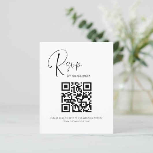 QR Code UAWG Wedding Foto Website (Stehend Vorderseite)