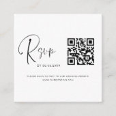 QR Code UAWG Wedding Foto Website Begleitkarte (Vorderseite)