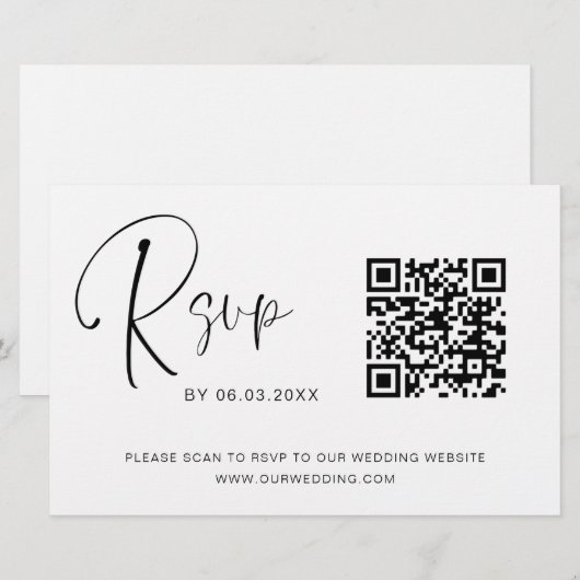 QR Code UAWG Wedding Website (Vorne/Hinten)