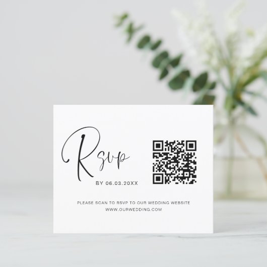 QR Code UAWG Wedding Website (Stehend Vorderseite)