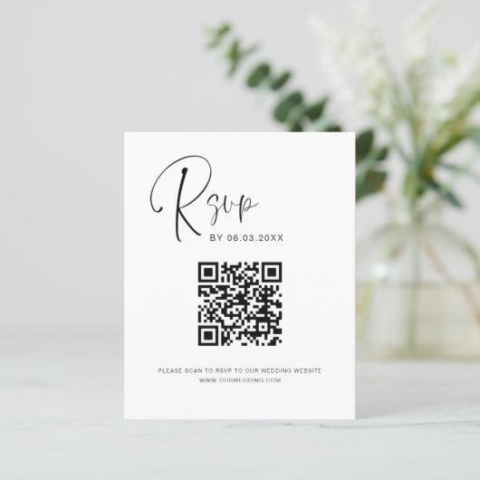 QR Code UAWG Wedding Website (Stehend Vorderseite)