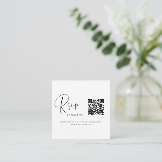 QR Code UAWG Wedding Website Begleitkarte (Stehend Vorderseite)