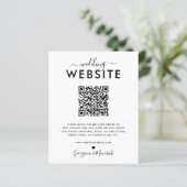 QR Code UAWG Wedding Website Details (Stehend Vorderseite)