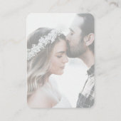 QR Code UAWG Wedding Website Enclosure Card Visitenkarte (Rückseite)