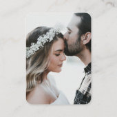 QR Code UAWG Wedding Website Enclosure Card Visitenkarte (Rückseite)