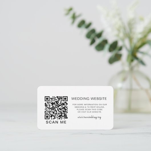 QR-Code UAWG Wedding Website-Foto Begleitkarte (Stehend Vorderseite)