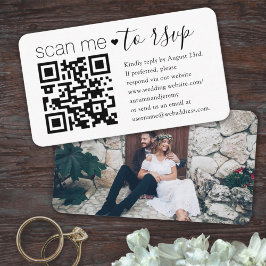 QR Code UAWG Wedding Website Foto Enclosure Card Visitenkarte