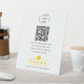 QR-Code Überprüfung für kleine Unternehmen YELP Sockelschild (In SItu)