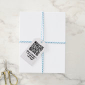 QR-Code-Überprüfungsgeschenk-Anhänger Geschenkanhänger (Mit Garn)